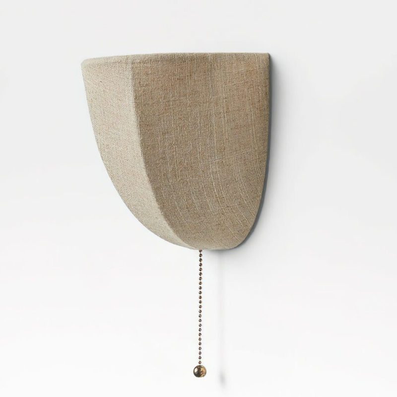 Close view of the Fablune wall sconce shape