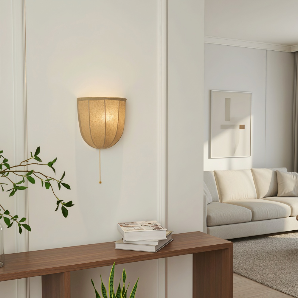 Fablune wall lamp in a living room before purchase notes