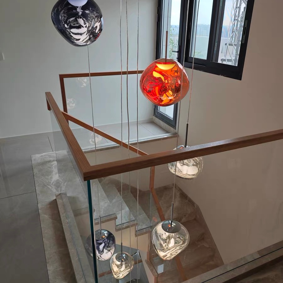Buyer show picture of Glyador Pendant Lights indoors
