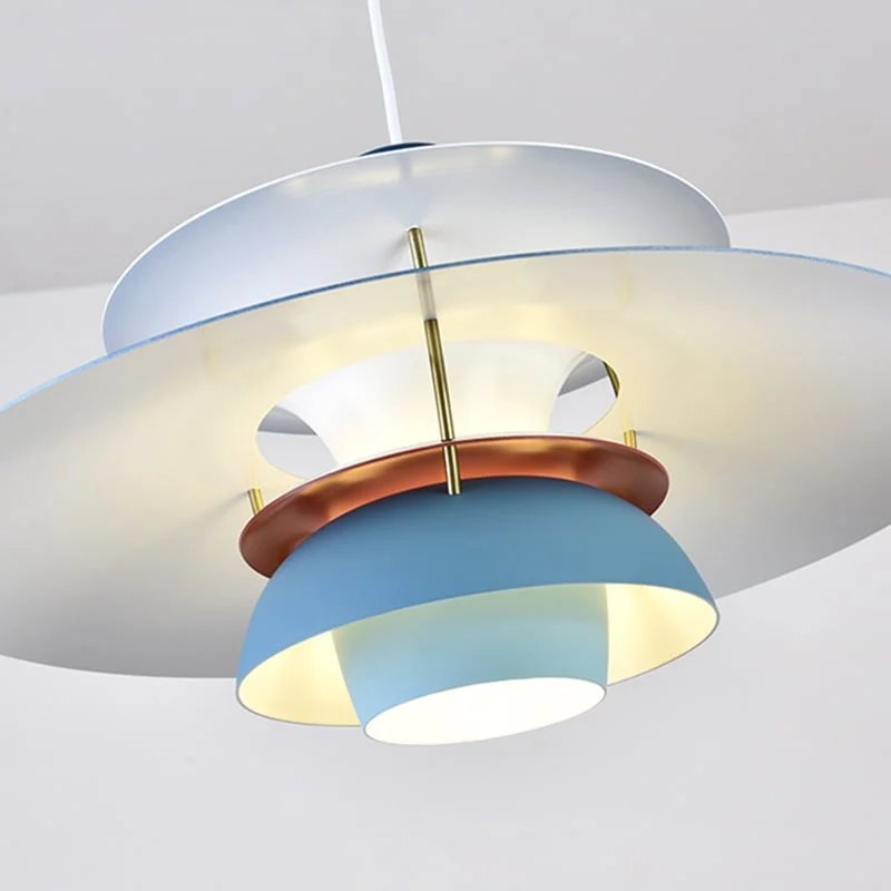 Pendant light shade construction detail