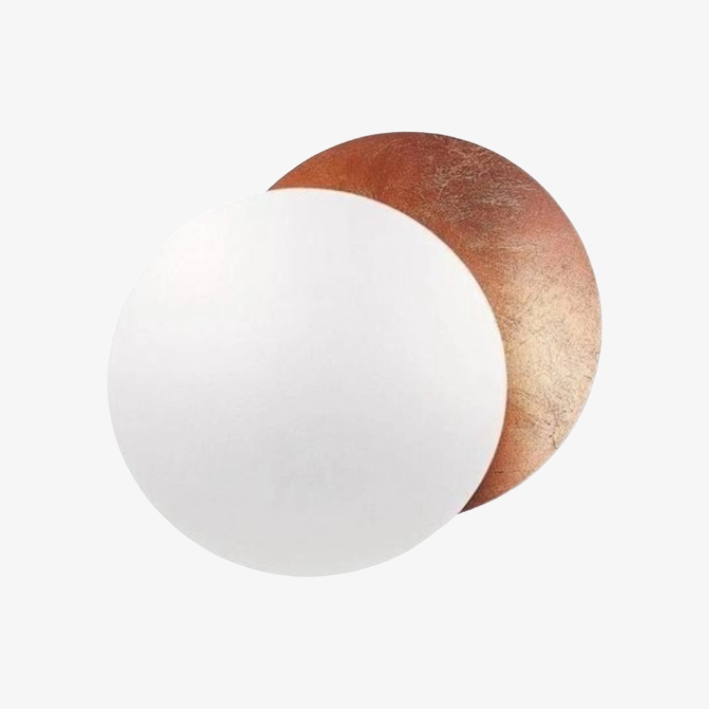 White copper finish Discola wall light