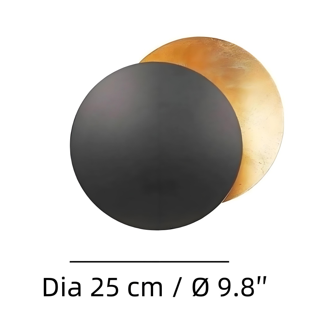 Large Discola wall light diameter diagram