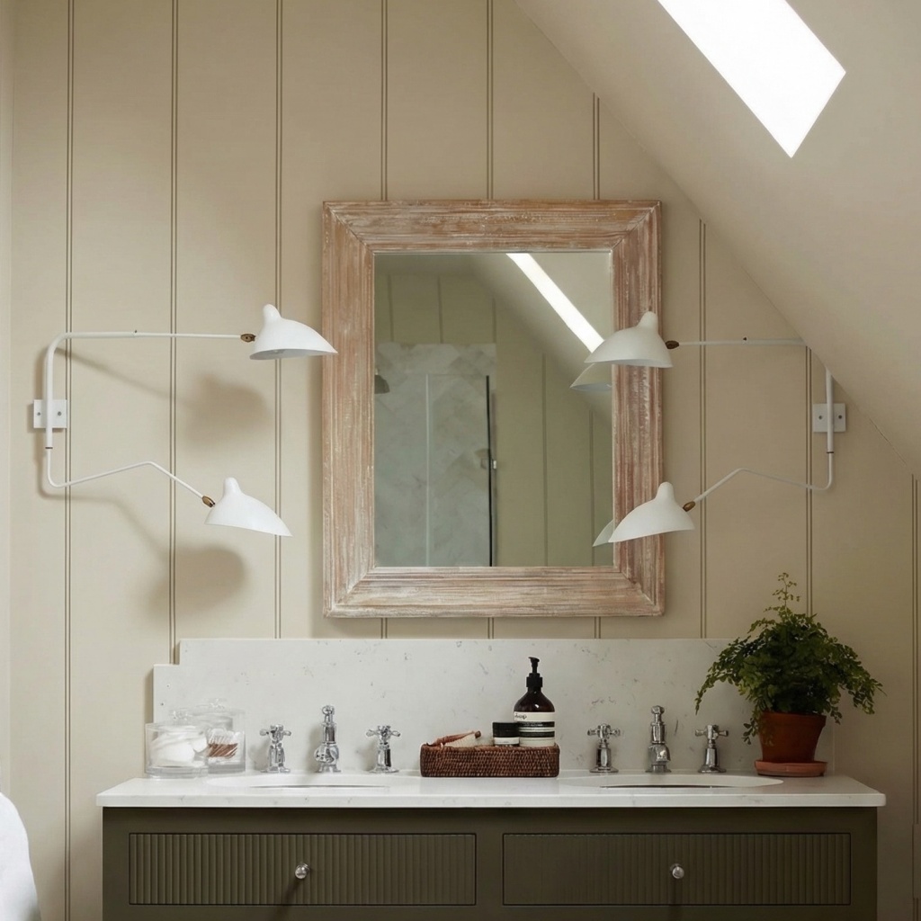 Arclume wall light in a kitchen
