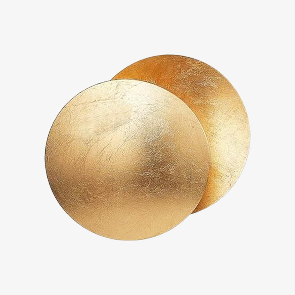 Gold finish Discola wall light