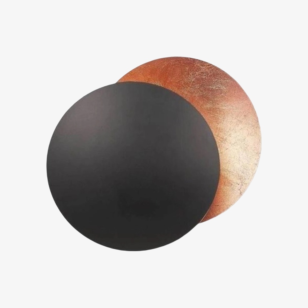Black copper finish Discola wall light