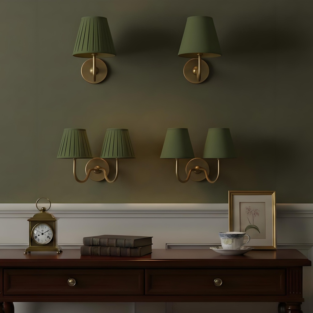 Tumbled Brass green shade option
