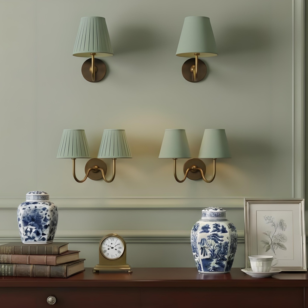 Tumbled Brass sage green shade option