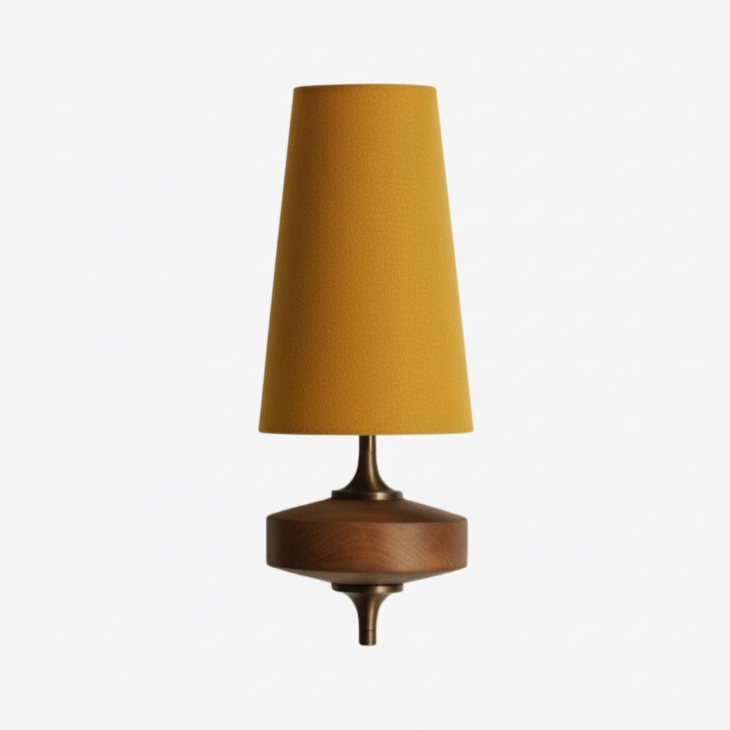 One head Luma wall lamp in mustard yellow