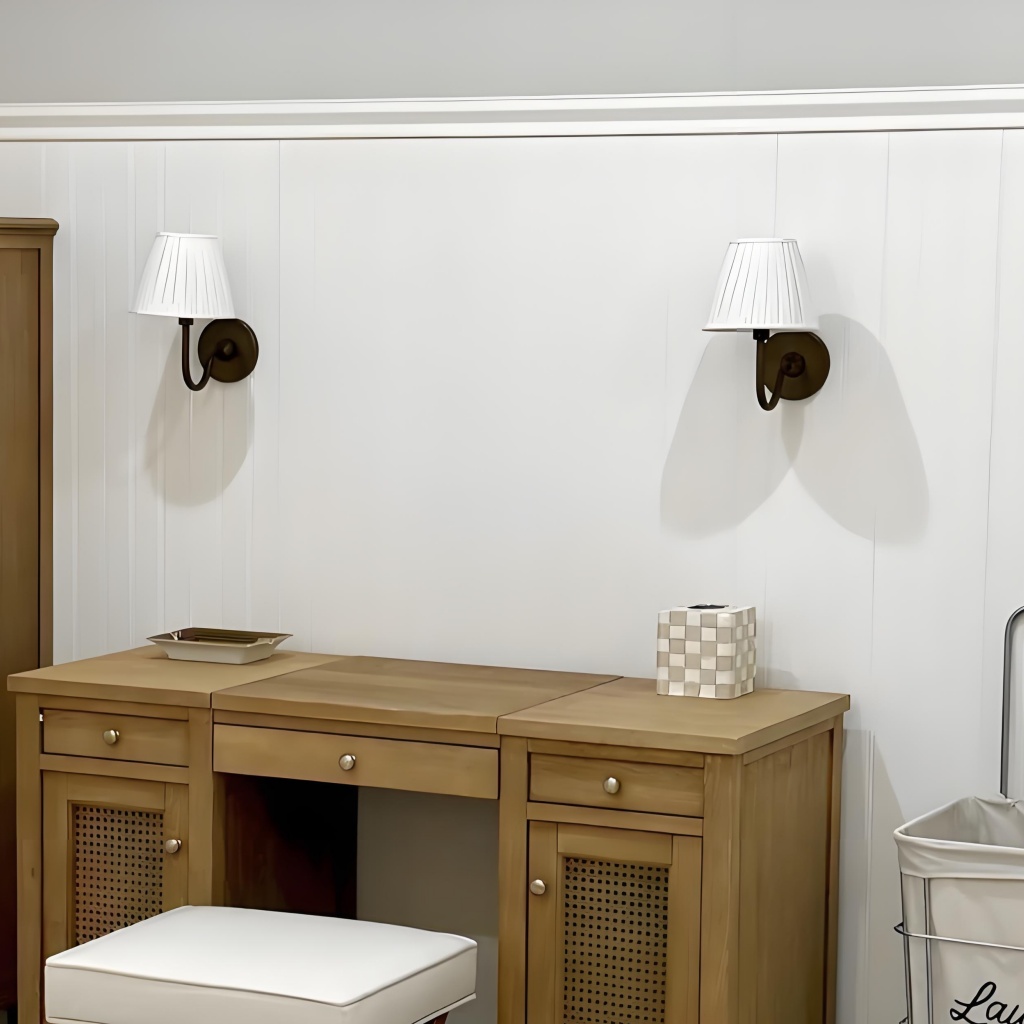 Wall lights in a real home