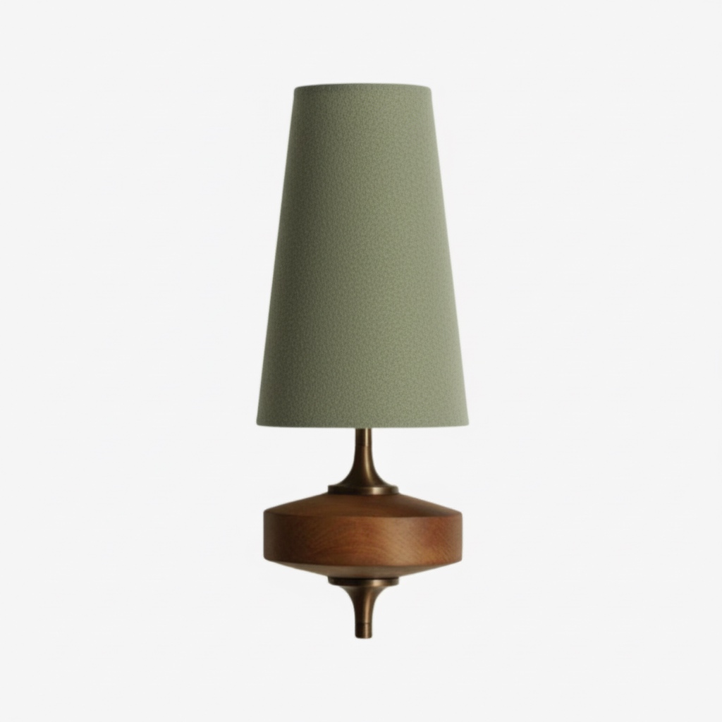 One head Luma wall lamp in sage green