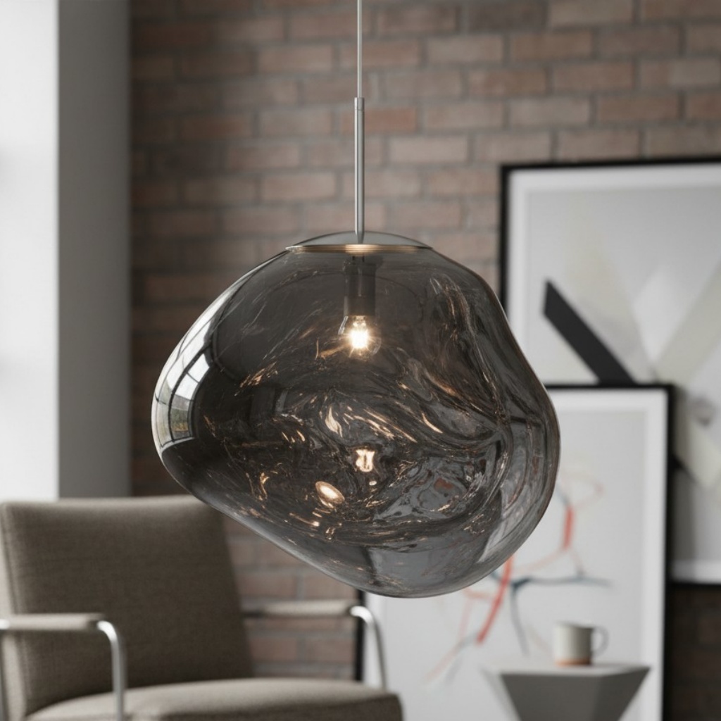 Glyador pendant light in modern lounge scene