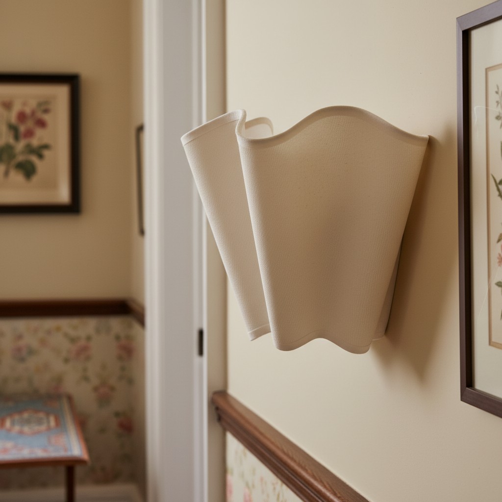 Oslan wall sconce in a warm living room corner
