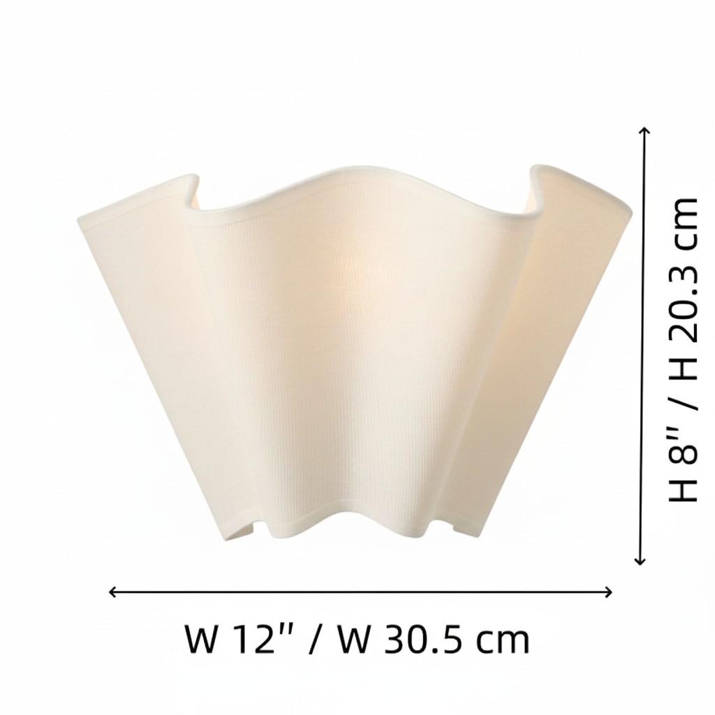 Oslan wall sconce size and placement detail