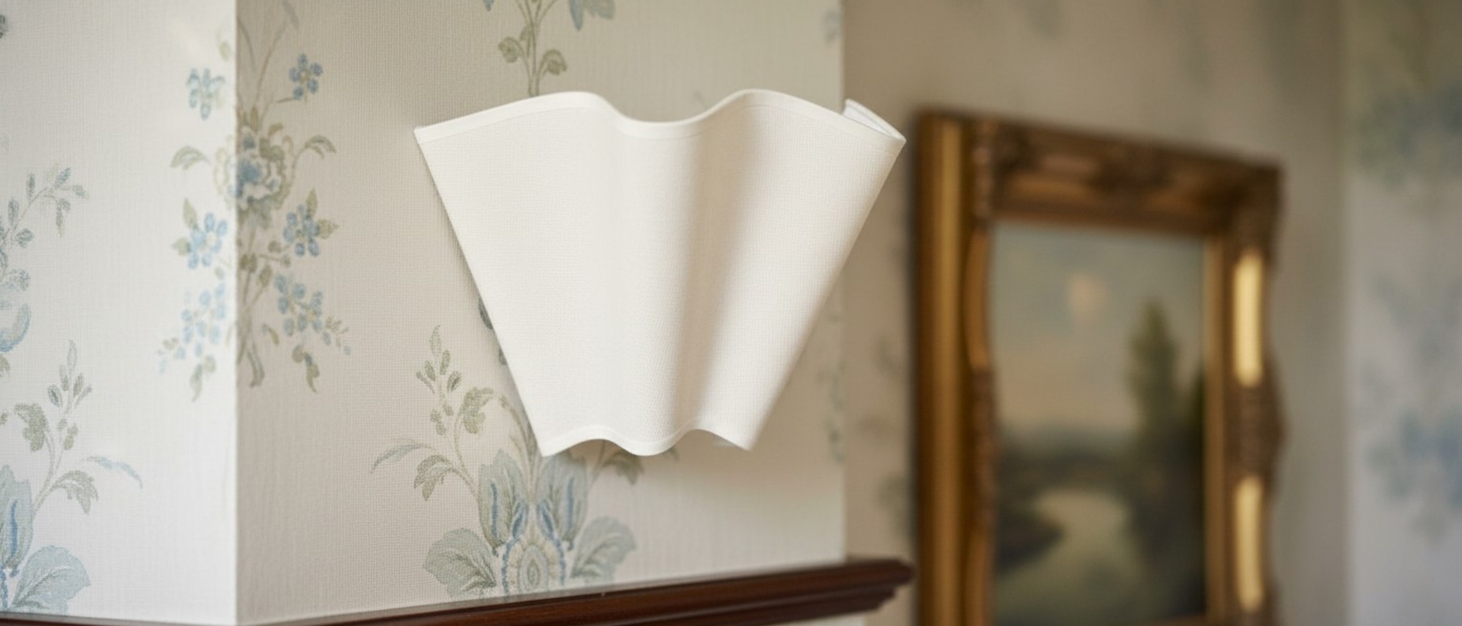 Oslan plug in wall sconce styled on a wall