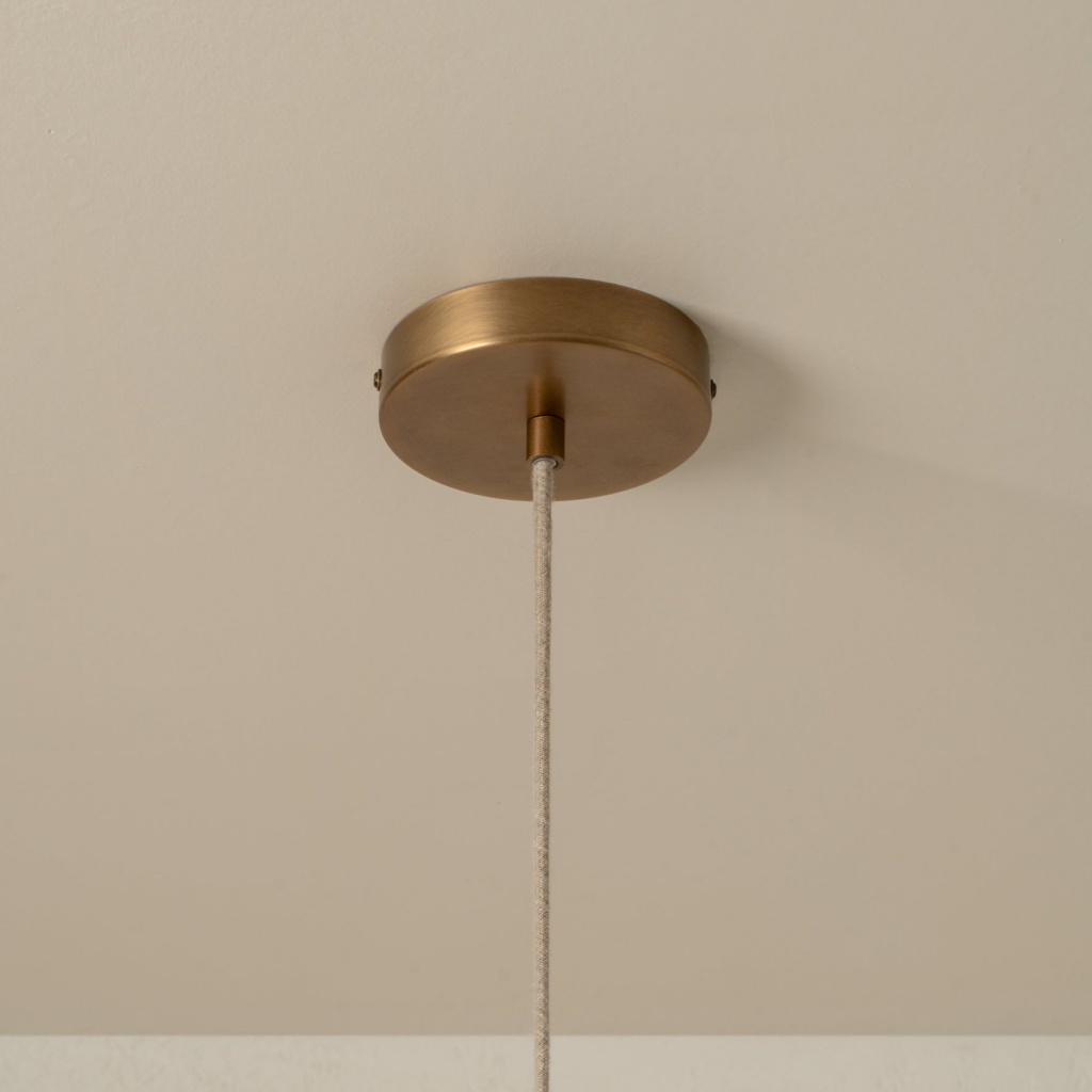 Ostrea pendant ceiling canopy detail