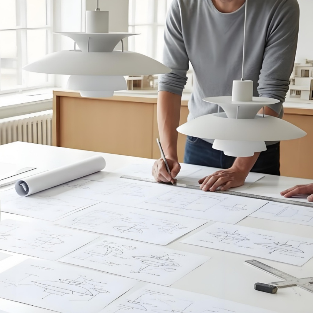 Pendant light design process