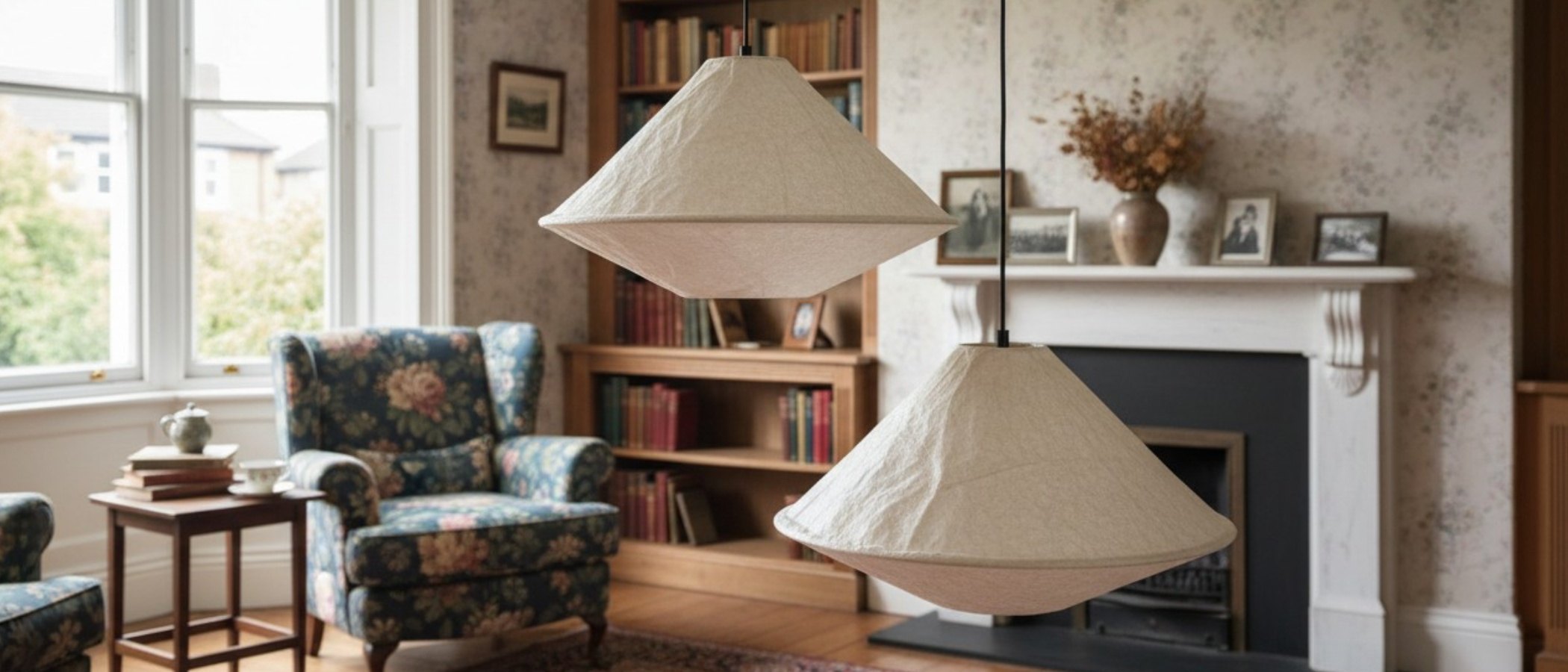 Zalen Modern Fabric Pendant Light