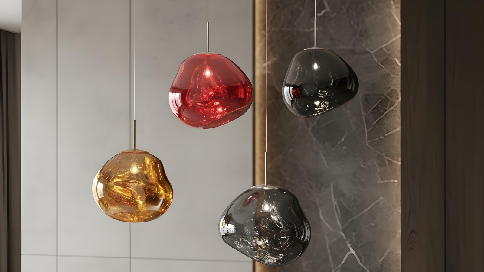Glyador pendants in multiple finishes