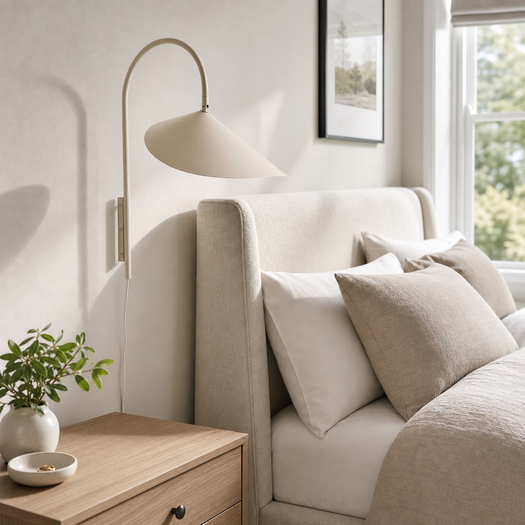 Swivora adjustable sconce room scene