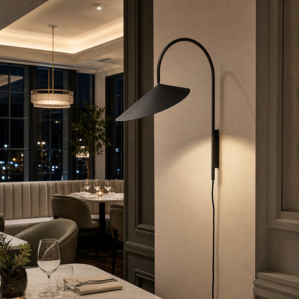 Swivora metal wall lamp use case