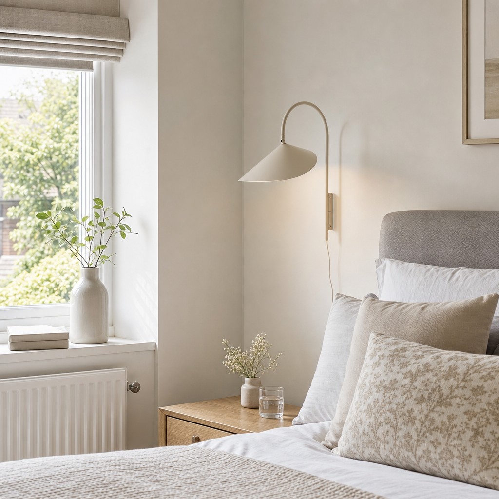 Swivora wall light in room setting