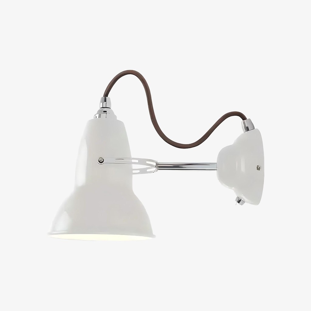 White Modryx adjustable wall light