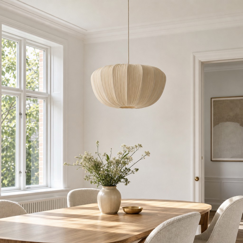 Ostrea pendant above a round table