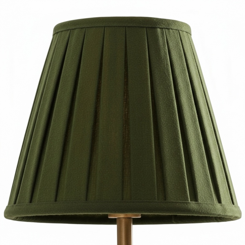 Pleated shade close view
