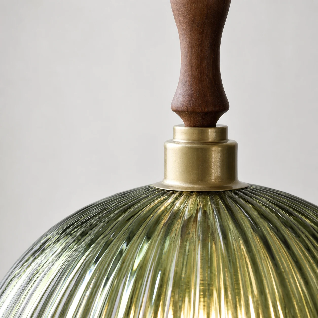 Close-up of Ribilux ribbed glass and metal detailing
